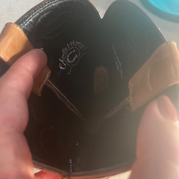 Handmade tooled cowboy luxury boots W size 10 - Picture 9 of 9